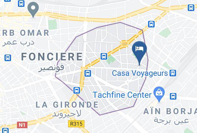 Casablanca - Hotel Al Boustane Maps