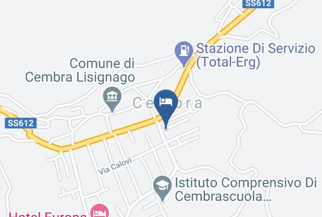 Trento - Hotel Al Caminetto Maps