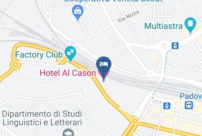 Padua - Hotel Al Cason Maps