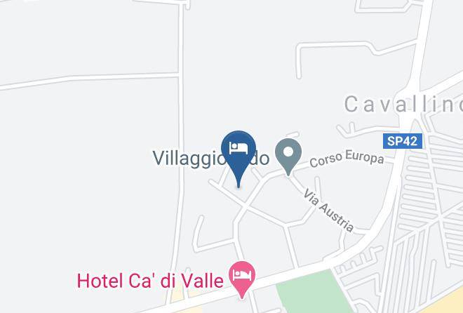 Venice - Hotel Al Cason Ristorante Pizzeria Di Salvalaio M & C Maps