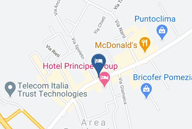 Rome - Hotel Al Castello Maps