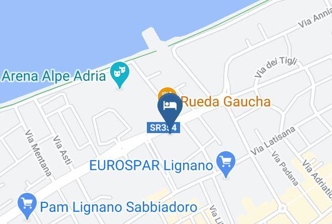 Udine - Hotel Al Cigno Maps