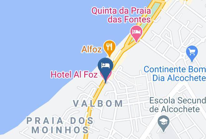 Alcochete - Hotel Al Foz Maps