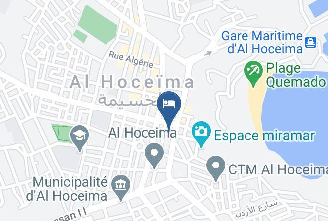 Al Hoceima - Hotel Al Khouzama Maps