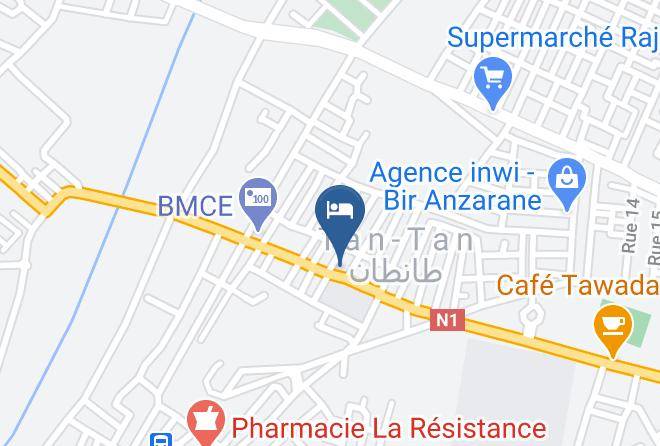 Guelmim Es Semara - Hotel Cafe Restaurant Wani Maps
