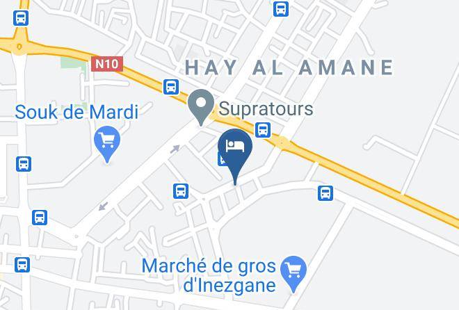 Souss Massa Draa - Hotel Al Mamoun Maps