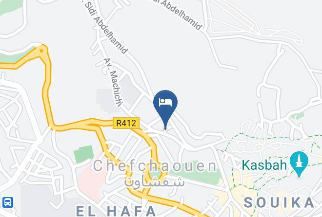 Chefchaouen - Hotel Al Manar Maps