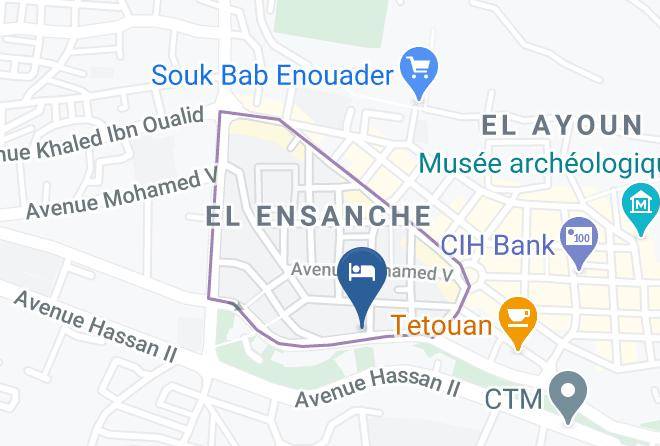 Tetouan - Hotel Al Mandari Maps