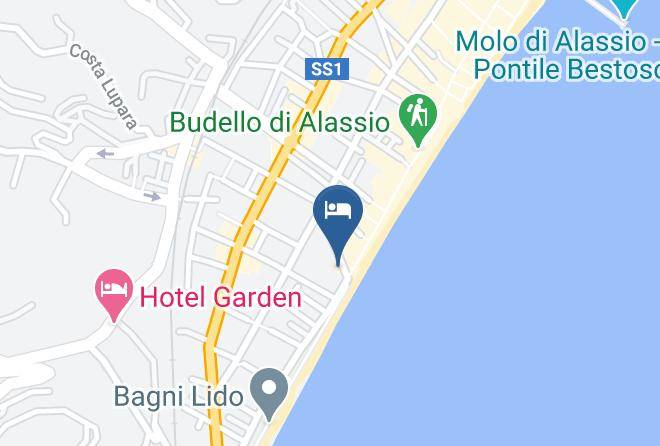 Savona - Hotel Al Mare Maps