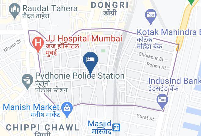 Mumbai - Hotel Al Moazin Maps