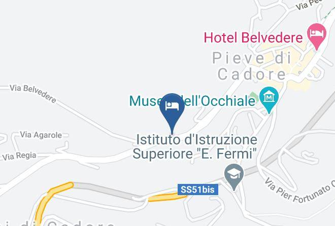 Belluno - Hotel Al Pelmo Maps
