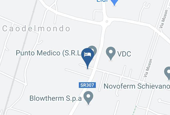 Padua - Hotel Al Pino Verde Maps