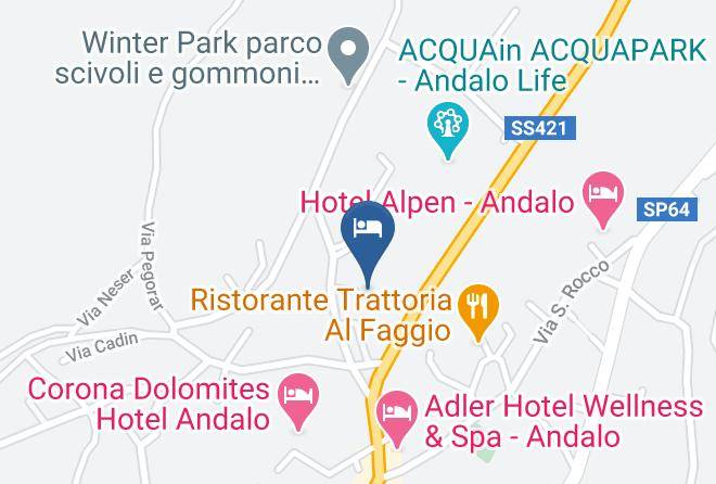 Trento - Hotel Al Plan Maps