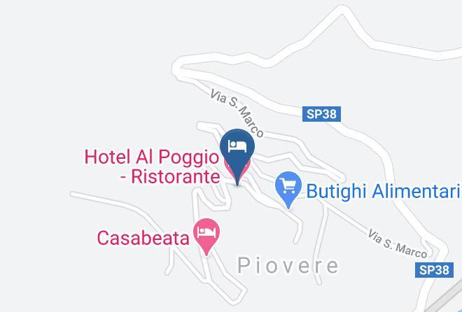 Hotel Al Poggio Ristorante Map