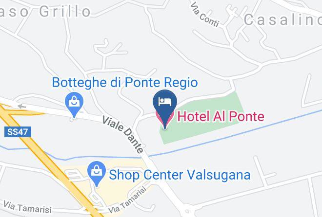 Trento - Hotel Al Ponte Maps