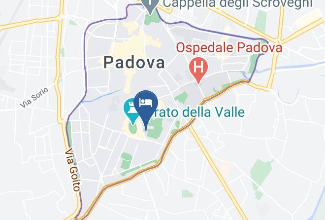Padua - Hotel Al Prato Maps