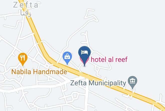 Zefta - Hotel Al Reef Maps
