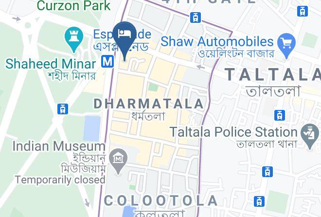 The Peerless Inn Kolkata Map