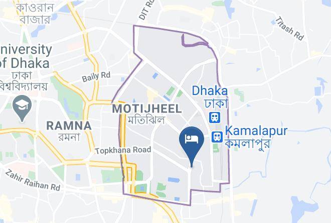 Dhaka - Hotel Al Sarwar Maps