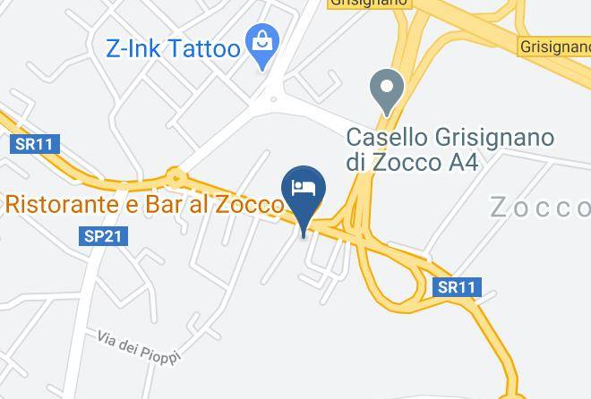 Vicenza - Hotel Al Zocco Maps