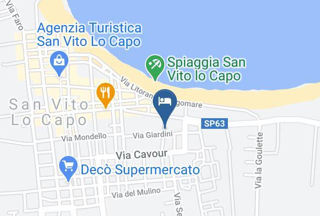 Trapani - Hotel Alaba Maps