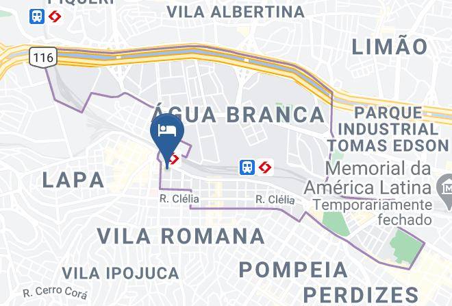 Sao Paulo Lapa - Hotel Alabamba Maps