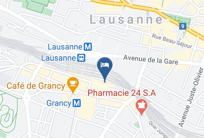 Lausanne - Hotel Alagare Maps