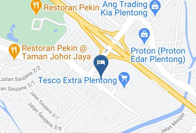 Johor Bahru - Hotel Alam Indigo Maps