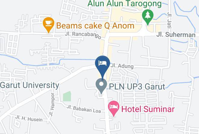 Garut Regency - Hotel Alamanda Garut Maps