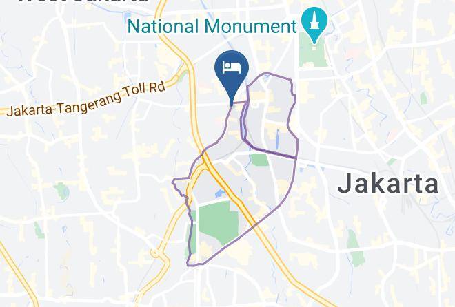 Central Jakarta - Hotel Alamanda Maps
