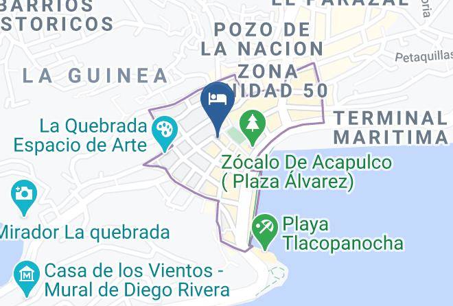 Acapulco De Juarez - Hotel Alameda Maps