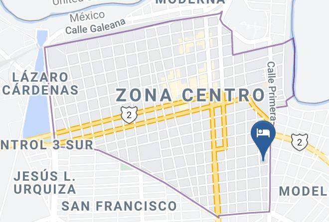 Matamoros Municipality - Hotel Alameda Express Maps
