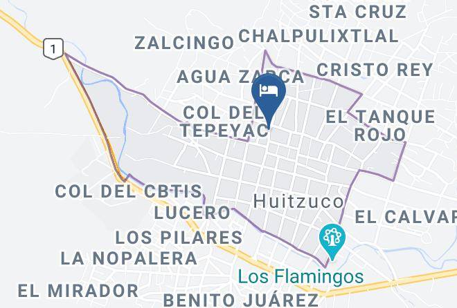 Huitzuco De Los Figueroa - Hotel Alameda Maps