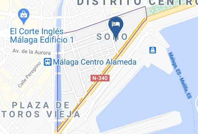 Malaga - Hotel Alameda Malaga Maps