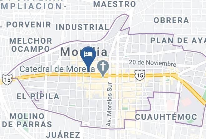 Morelia - Hotel Alameda Morelia Centro Historico Maps
