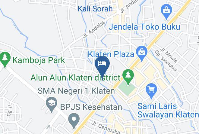 Klaten Regency - Hotel Alami Maps