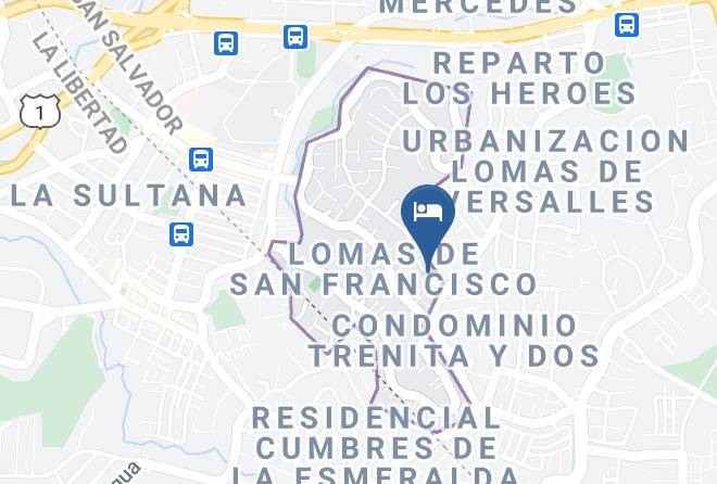 San Salvador - Hotel Alamo Internacional Maps