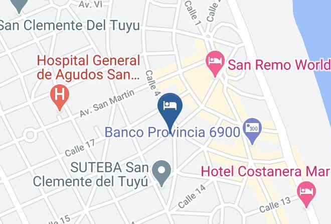 Mar Del Tuyu - Hotel Alamo's Maps