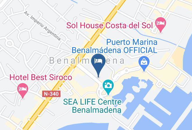 Malaga - Hotel Alay Benalmadena Maps