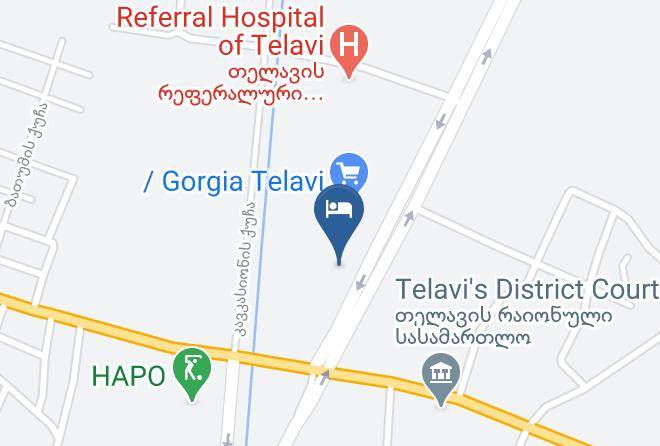 Telavi - Hotel Alaznis Veli Maps