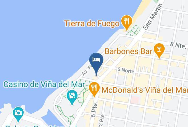 Valparaiso Province - Hotel Albamar Maps