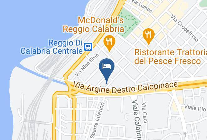 Reggio Di Calabria - Hotel Albanuova Maps