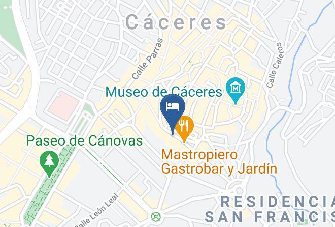 Caceres - Hotel Albarragena Maps