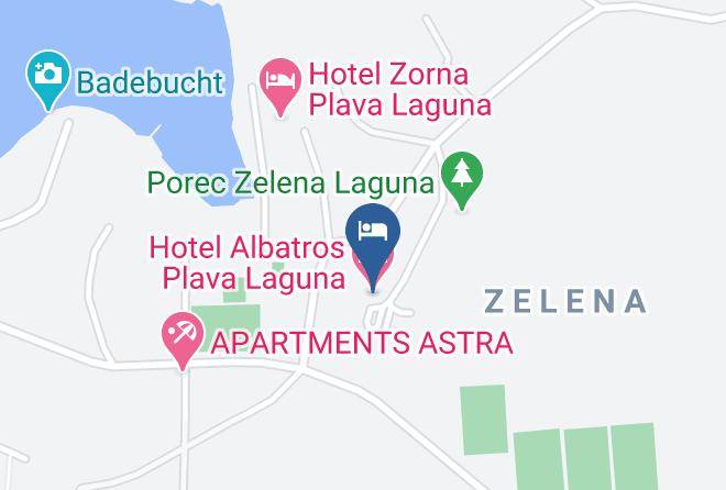 Hotel Albatros Plava Laguna Map