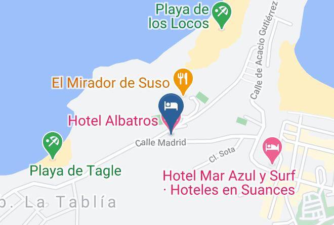 Suances - Hotel Albatros Maps