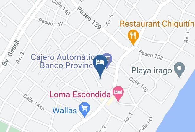 Villa Gesell - Hotel Albatros Maps
