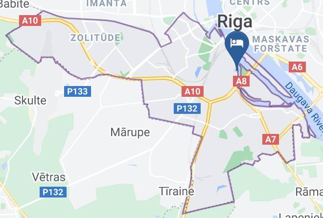 Riga - Hotel Albastross Maps