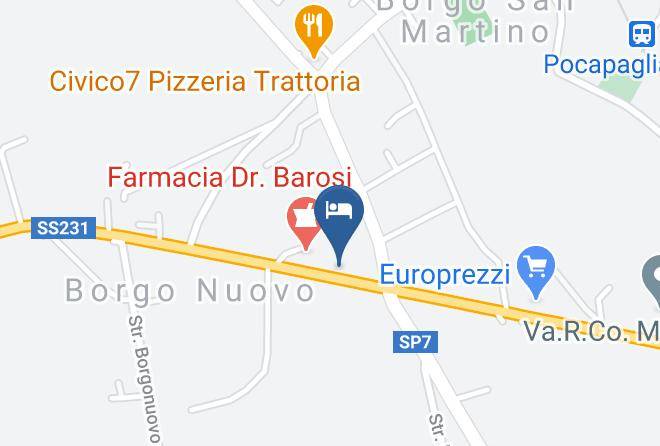 Cuneo - Hotel Albergo Borgo San Martino Maps