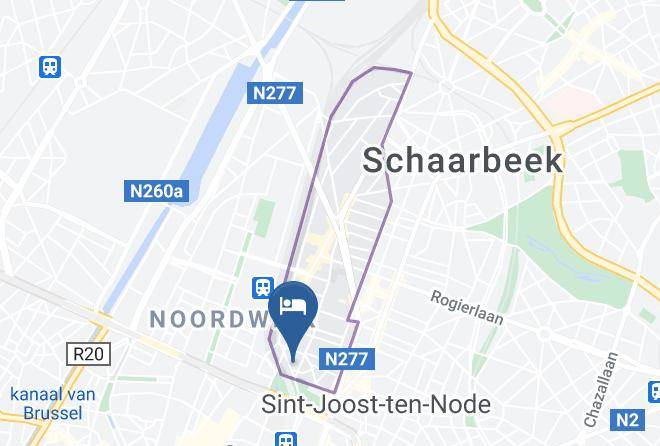 Saint Josse Ten Noode - Hotel Albergo Brussels Maps