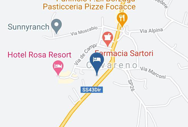 Trento - Hotel Albergo Dolomiti Ristorante Maps